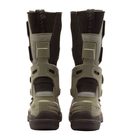 Sidi Taurus GTX Boots in Forest, back view.
