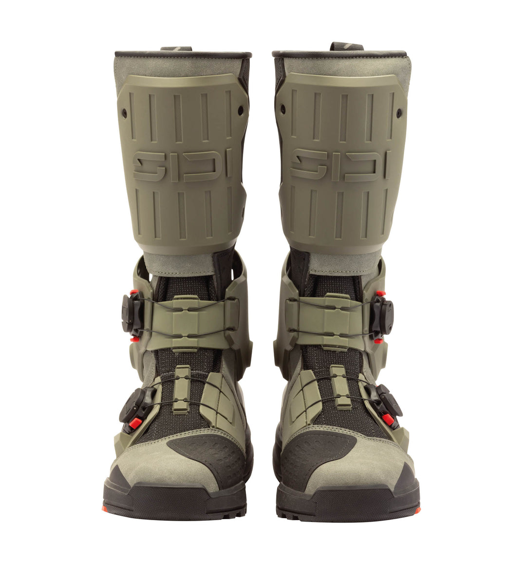 Sidi Taurus GTX Boots in Forest, front view.
