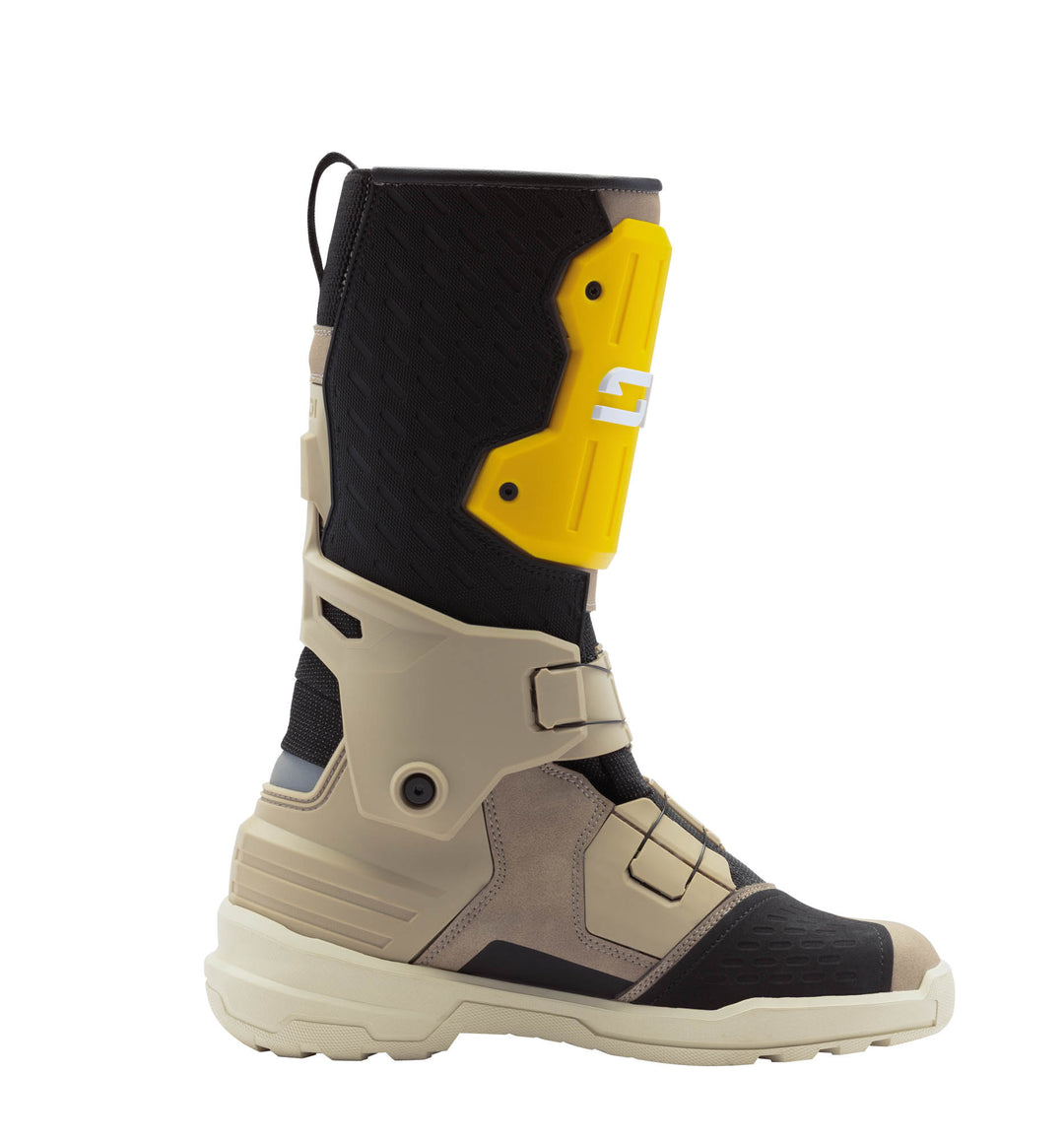 Sidi Taurus GTX Boots in Sand Ochre, side view.
