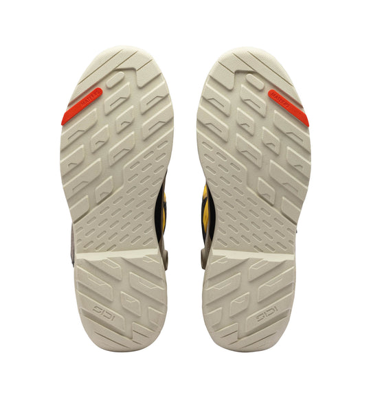 Sidi Taurus GTX Boots in Sand Ochre, sole view.
