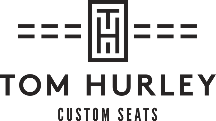 Tom Hurley Custom Seats logo – handcrafted motorcycle seats