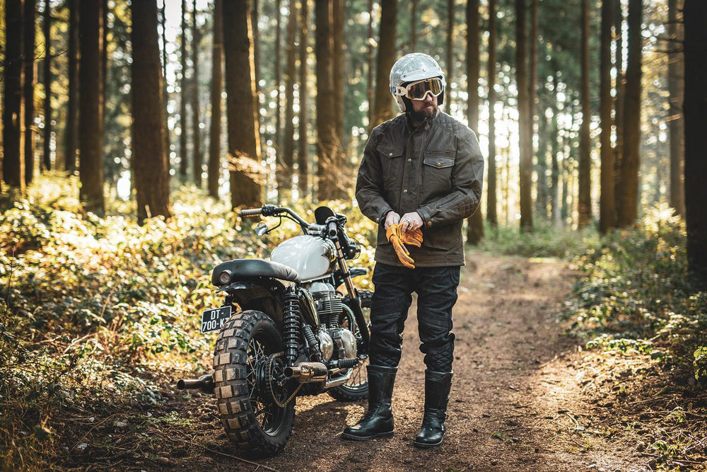 Waxed Brown Cotton Jacket