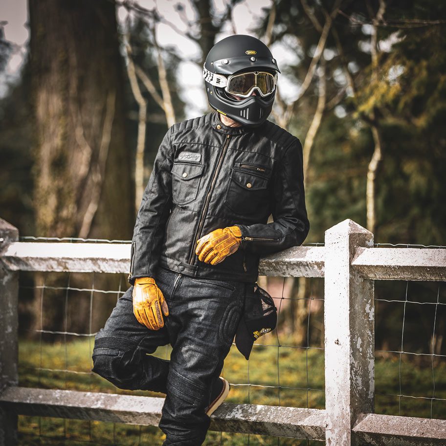 Worker Coated Black Jacket