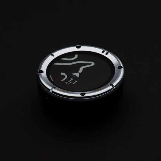 Beeline Moto II Classic Edition Chrome navigation device with polished chrome bezel