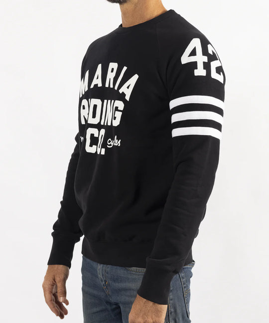 Maria Riding Black Spades Sweatshirt