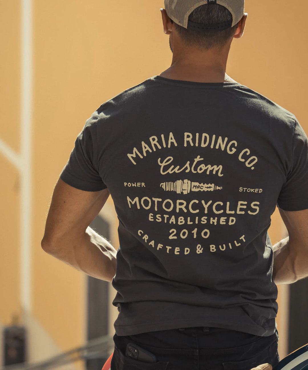 Maria Riding - T-shirt - Handcrafted - Dark - Grey