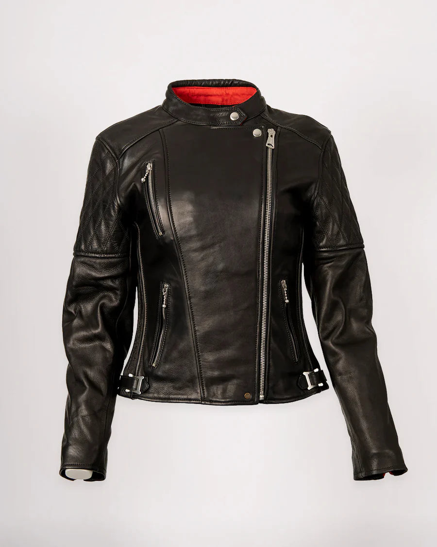 Goldtop Womens Bobber Jacket – Machinehead Moto - Main Image
