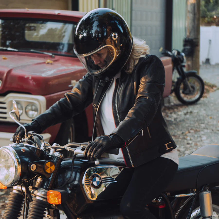 Cafe Racer 76 Cafe Racer Style Helmets El'fast Helmet Matte Coal Grey Store Online
