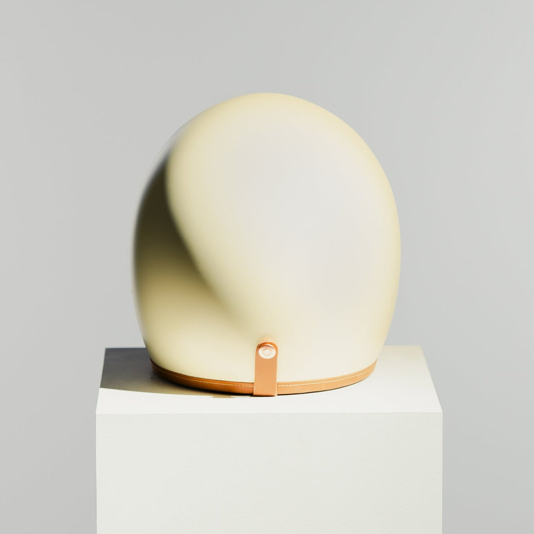 Rear view of Hedon Hedonist Helmet - Creme