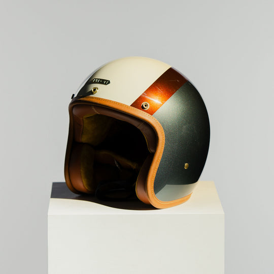 Front left view on Hedon Hedonist Helmet - Eastwood 