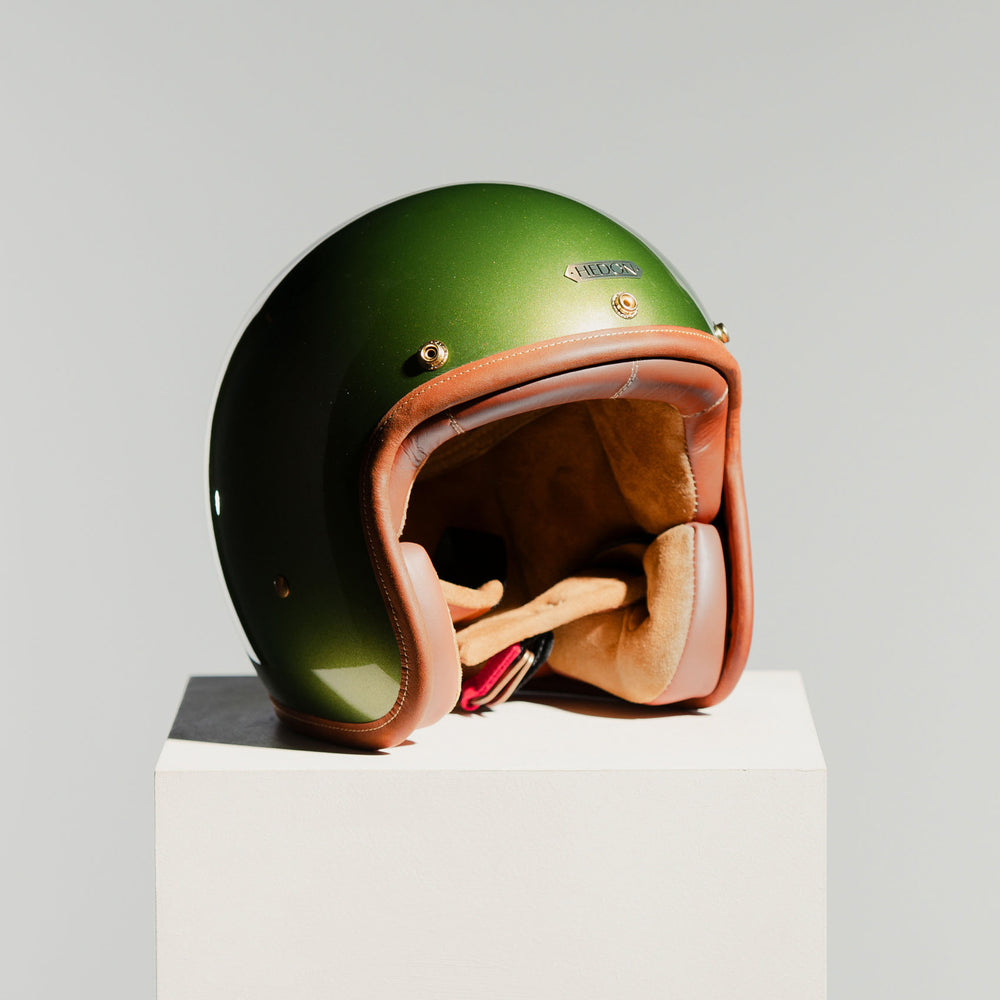 Front right view Hedon Hedonist Helmet - Olivea