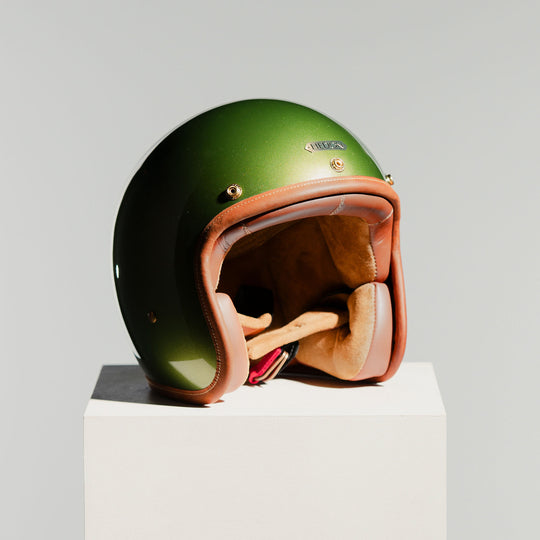 Front right view Hedon Hedonist Helmet - Olivea