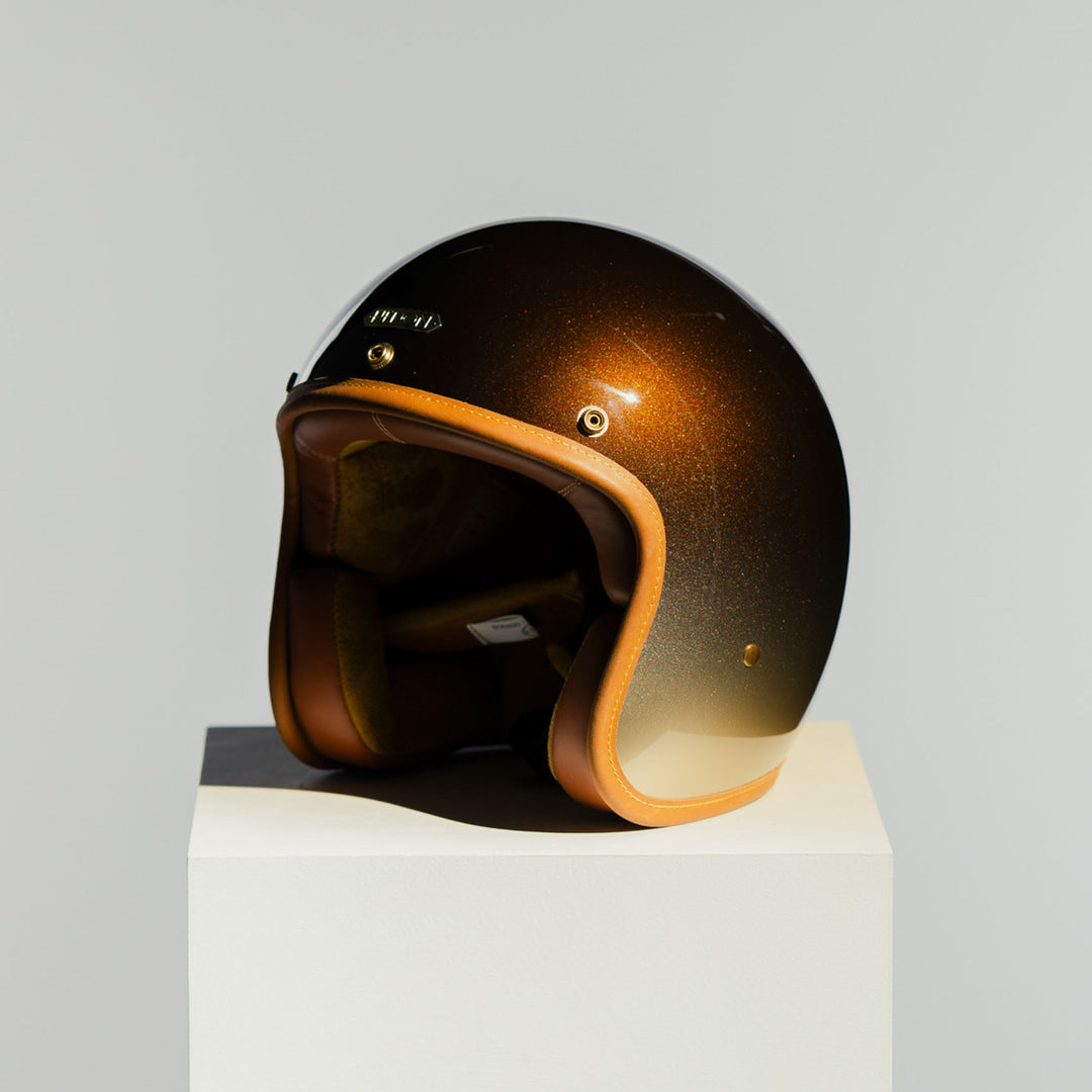 Front left view of Hedon Hedonist Helmet - Polvo