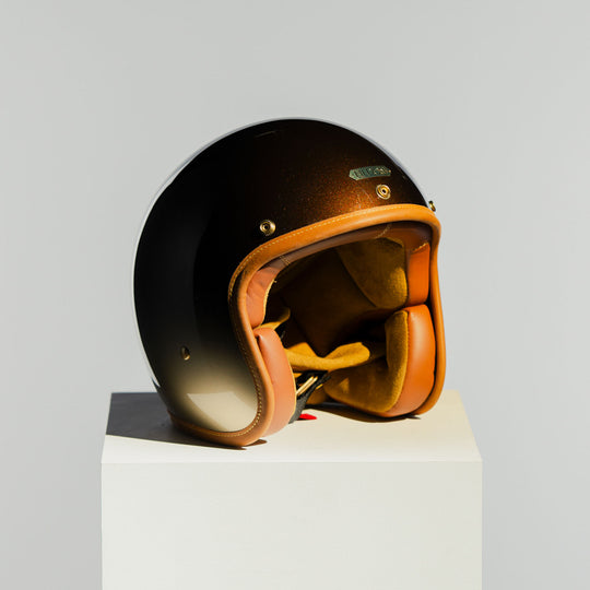 Front right side view of Hedon Hedonist Helmet - Polvo
