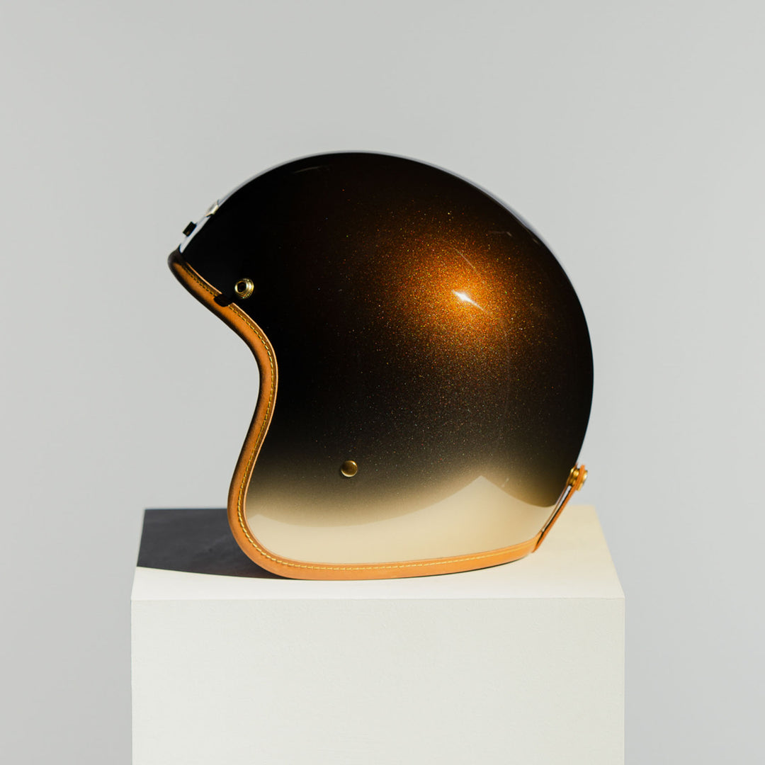 Left side view of Hedon Hedonist Helmet - Polvo