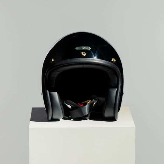 Front view of Hedon Hedonist Helmet - Signature Black 