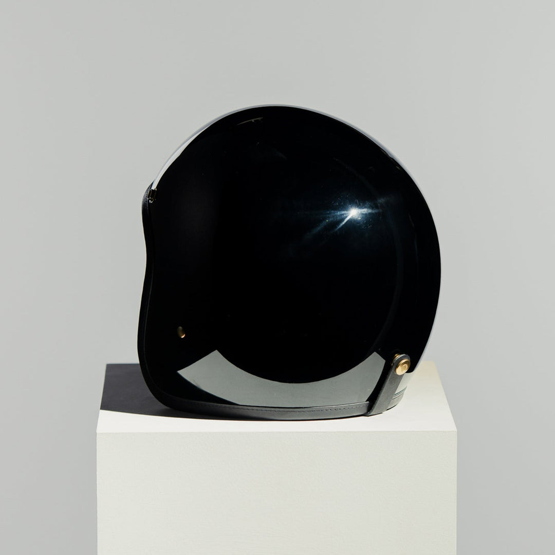 Rear left view of Hedon Hedonist Helmet - Signature Black 