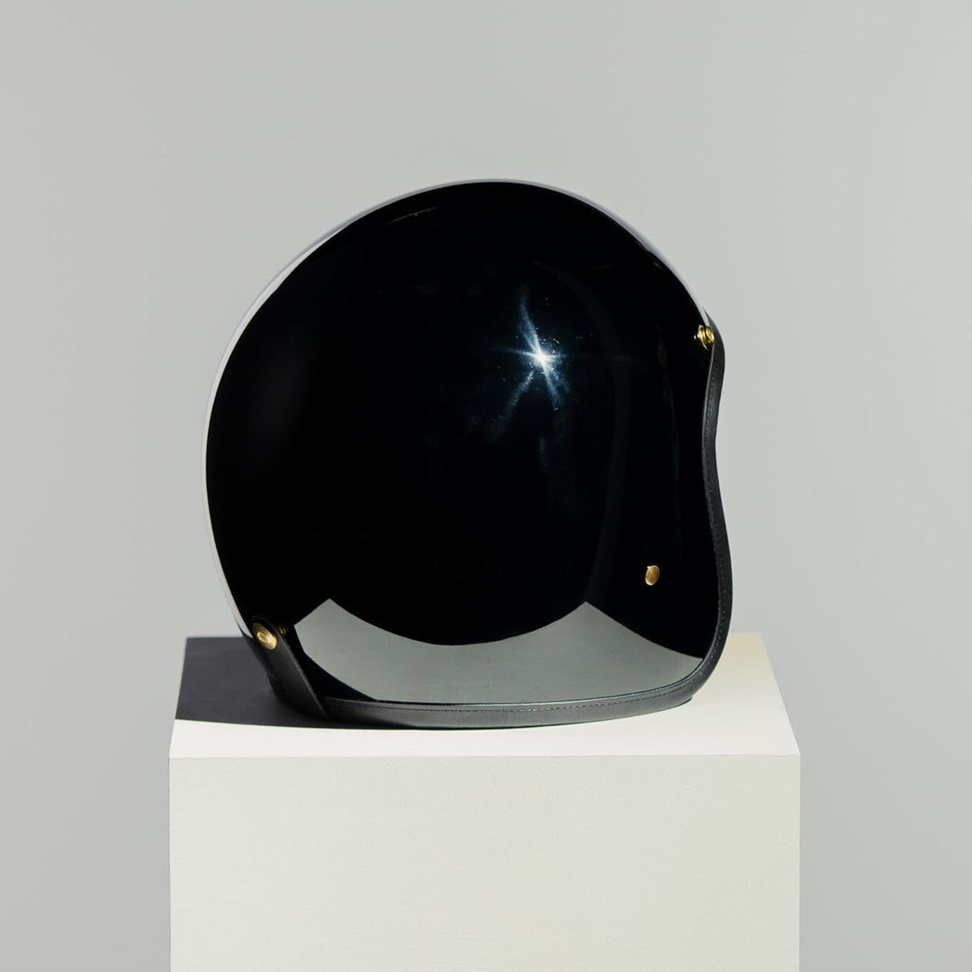 Right rear view of Hedon Hedonist Helmet - Signature Black 