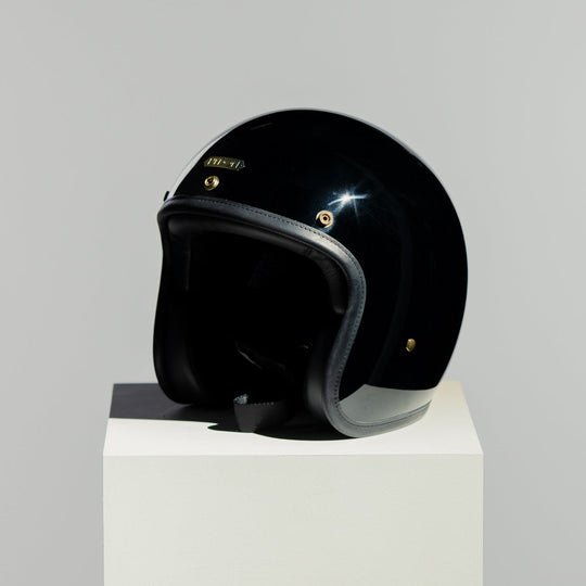 Front left view of Hedon Hedonist Helmet - Signature Black 