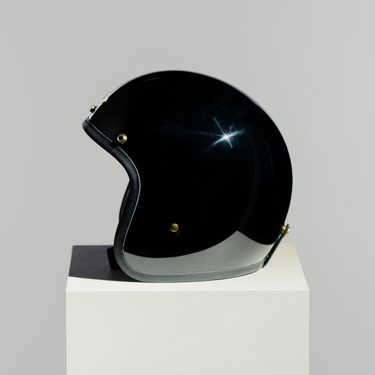 Left side view of Hedon Hedonist Helmet - Signature Black 