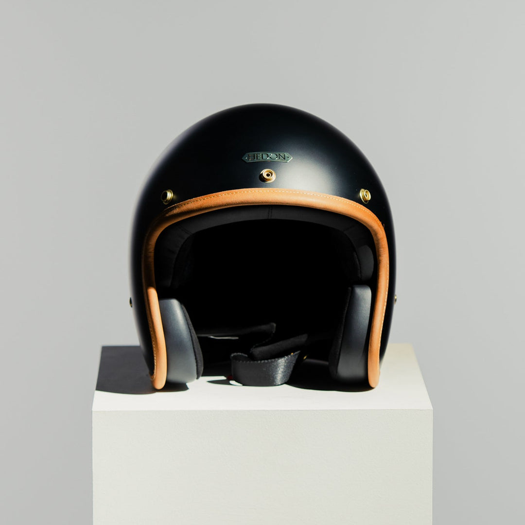Front view of Hedon Hedonist Helmet - Stable Black 