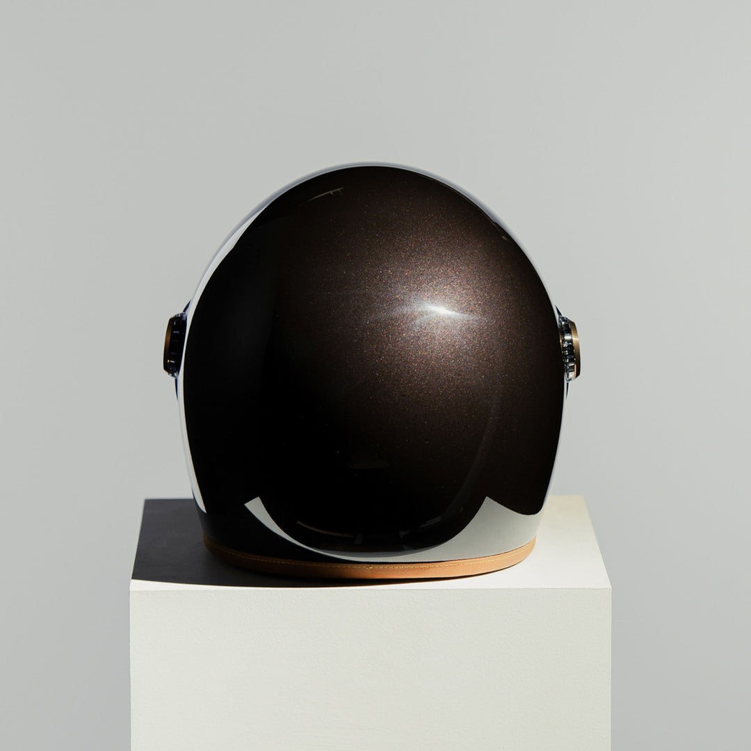 Rear view of Hedon Heroine Racer 2.0 Helmet - Macadamia 
