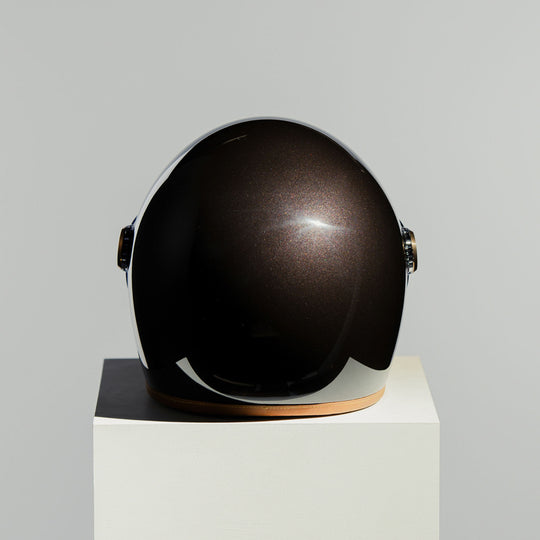 Rear view of Hedon Heroine Racer 2.0 Helmet - Macadamia 