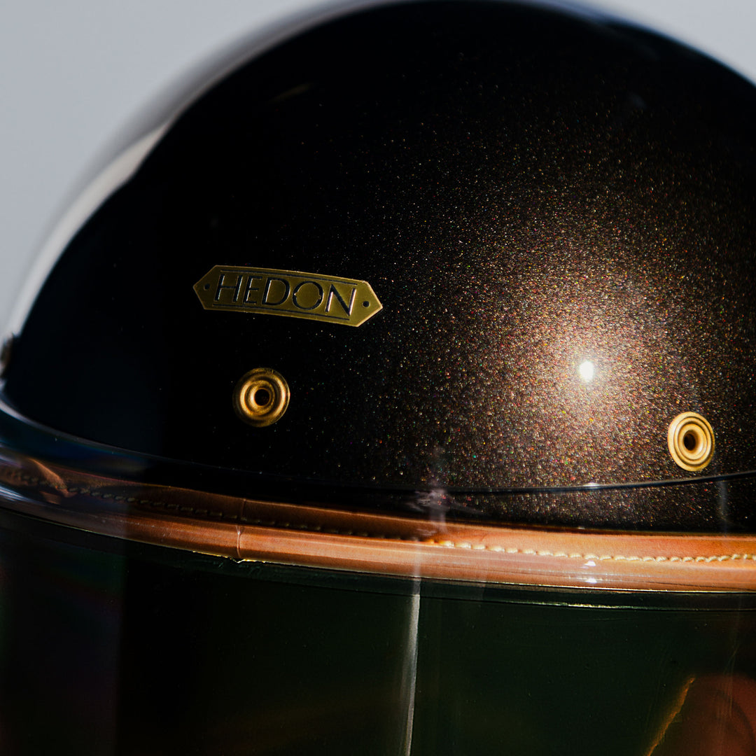 Front close-up of Hedon Heroine Racer 2.0 Helmet - Macadamia