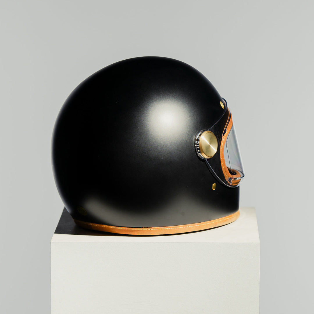 Rear right side view of Hedon Heroine Racer 2.0 Helmet - Stable Black 