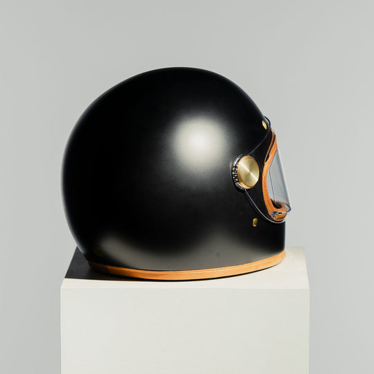 Rear right side view of Hedon Heroine Racer 2.0 Helmet - Stable Black 