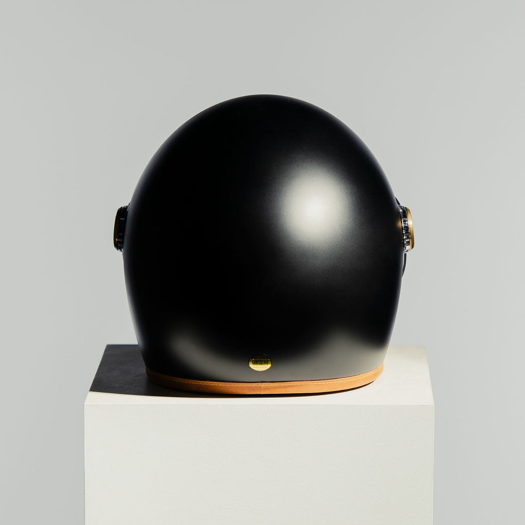 Rear view of Hedon Heroine Racer 2.0 Helmet - Stable Black