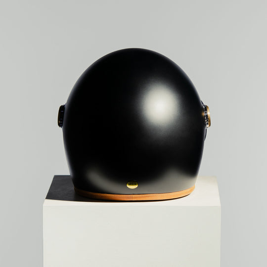 Rear view of Hedon Heroine Racer 2.0 Helmet - Stable Black