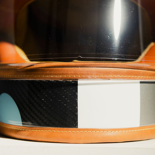 Close-up front view of Hedon Heroine Racer 2.0 Helmet- Bauhaus