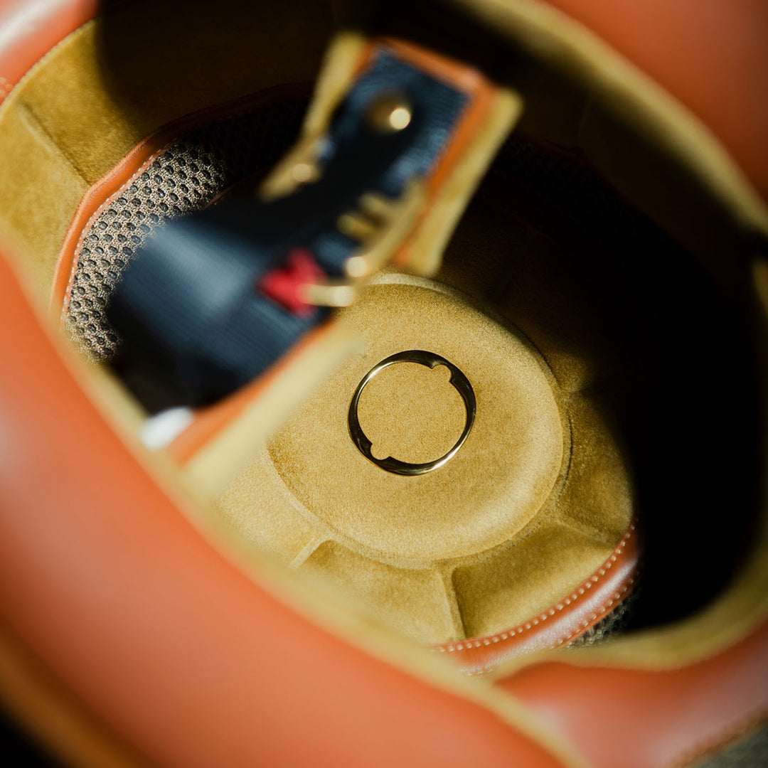 Close-up of the interior of the Hedon Heroine Racer 2.0 Helmet – Camelot