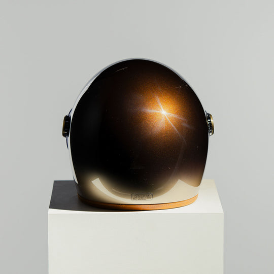 Rear view Hedon Heroine Racer Helmet - Polvo 