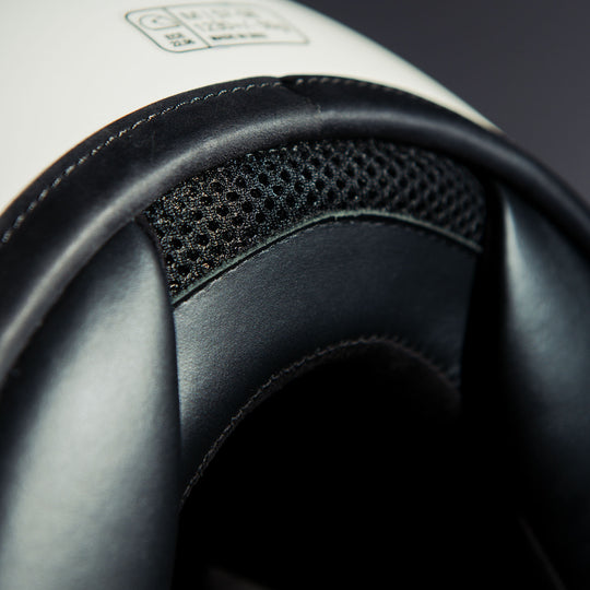 Close up of rear lining vent on Hedon Heroine Racer 2.0 Helmet - Two Face 