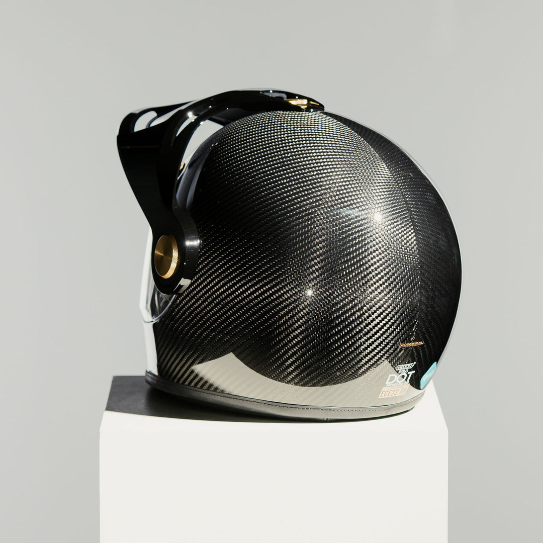 Rear left side view of the Hedon Psilo Explorer Helmet – Commander