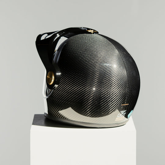Rear left side view of the Hedon Psilo Explorer Helmet – Commander