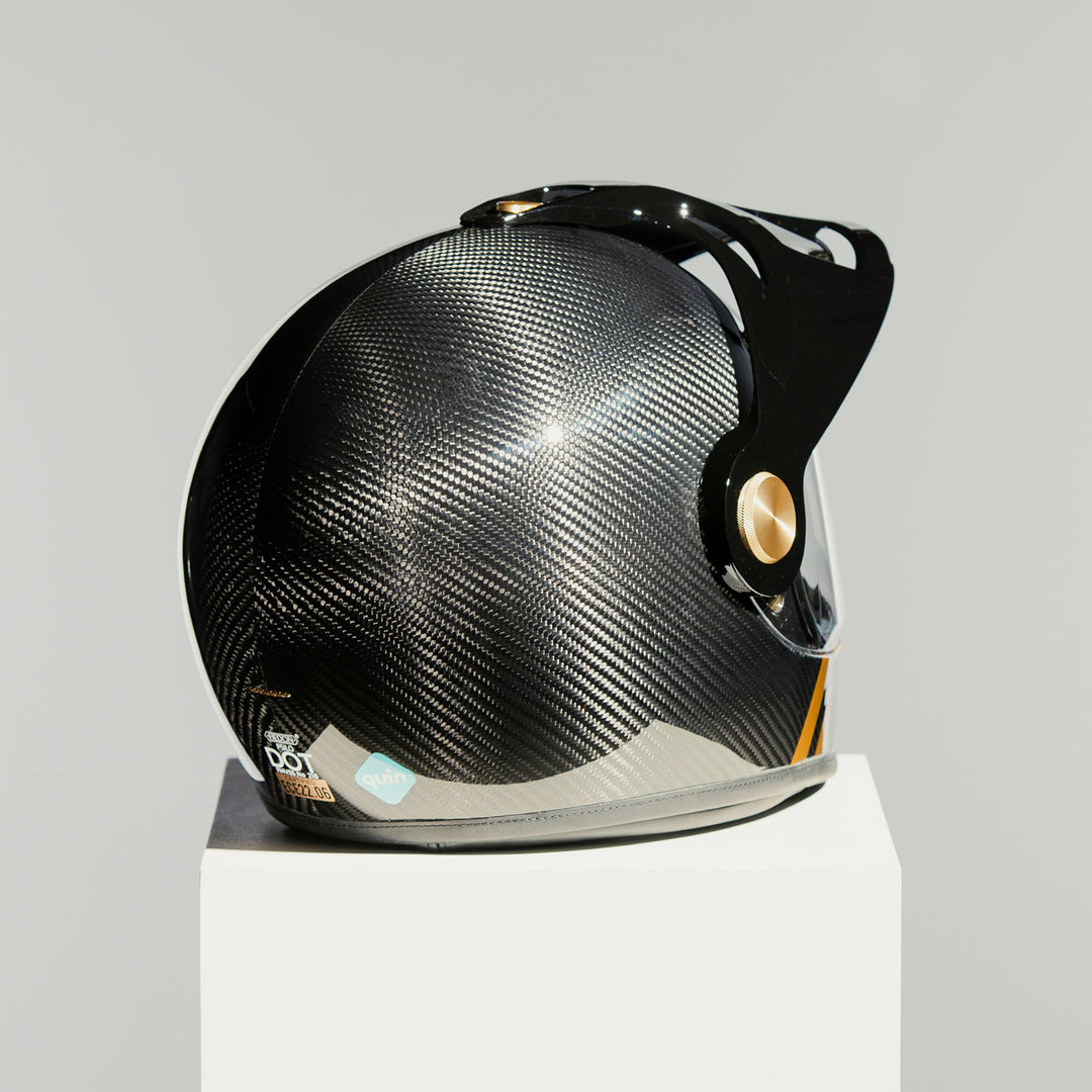 Rear right side view of the Hedon Psilo Explorer Helmet – Commander
