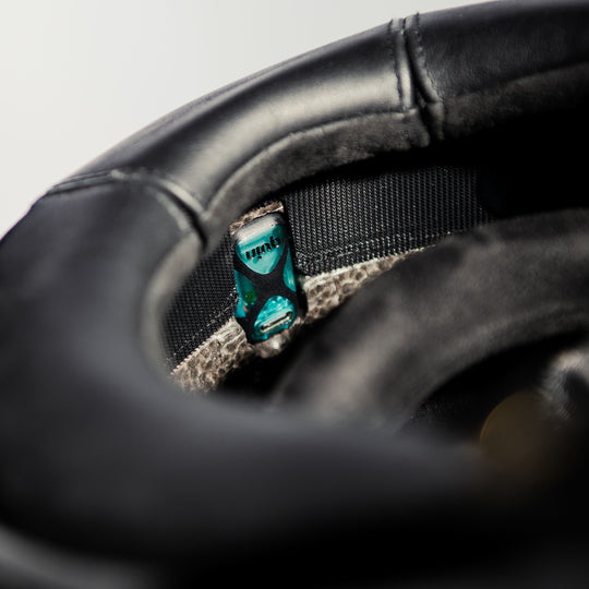 Close-up of rear interior on Hedon Psilo Explorer Helmet - Signature Black