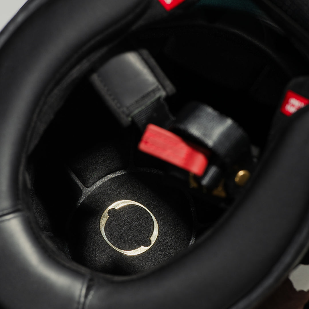 Close-up of interior on Hedon Psilo Explorer Helmet - Signature Black