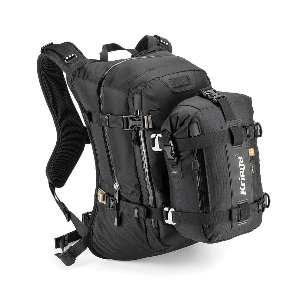 Kriega Backpack R20 with Kriega US5 Drypak