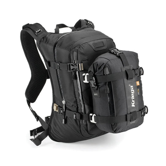 Kriega Backpack R20 with Kriega US5 Drypak
