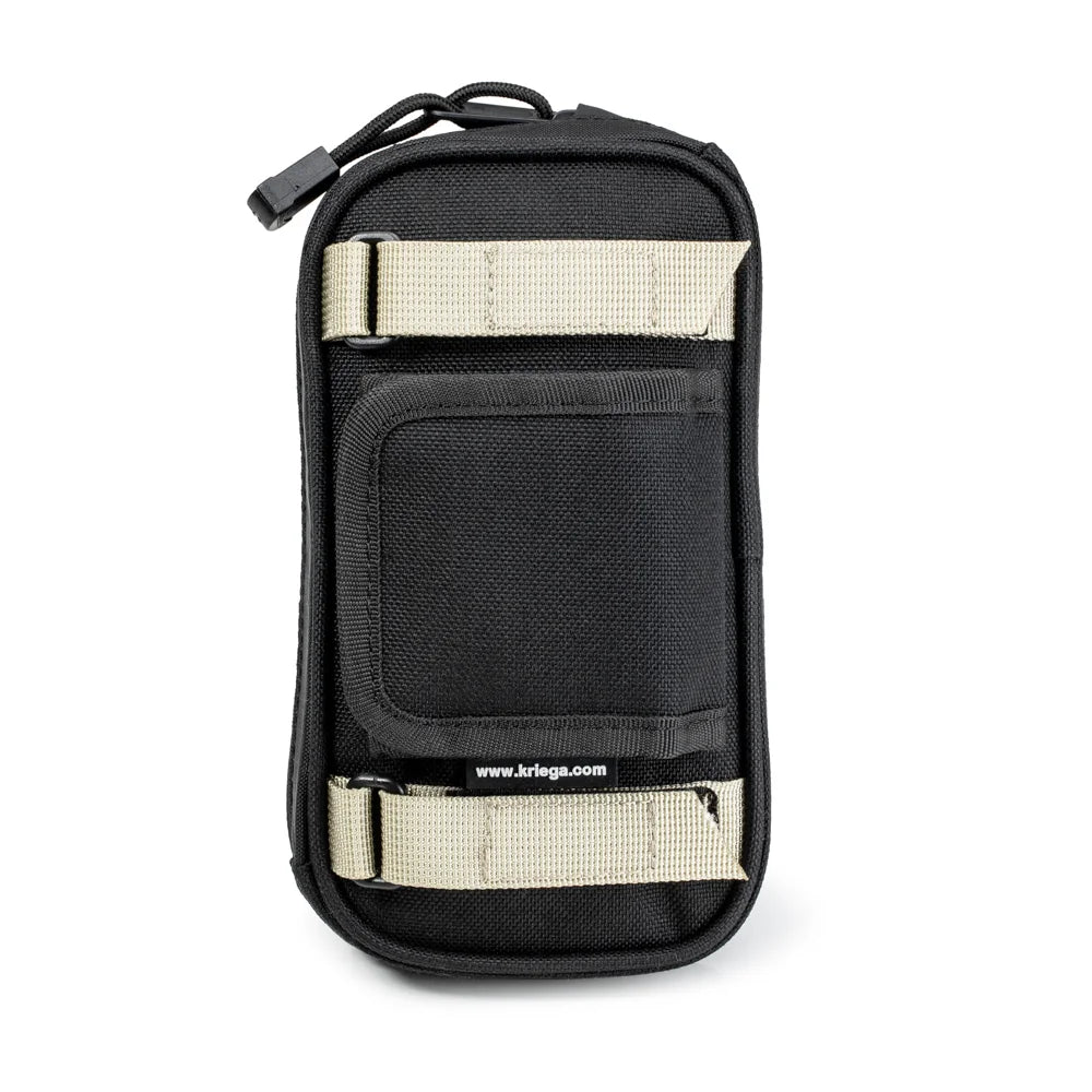 Kriega Harness Pocket XL rear view showing attachment straps – Machinehead Moto