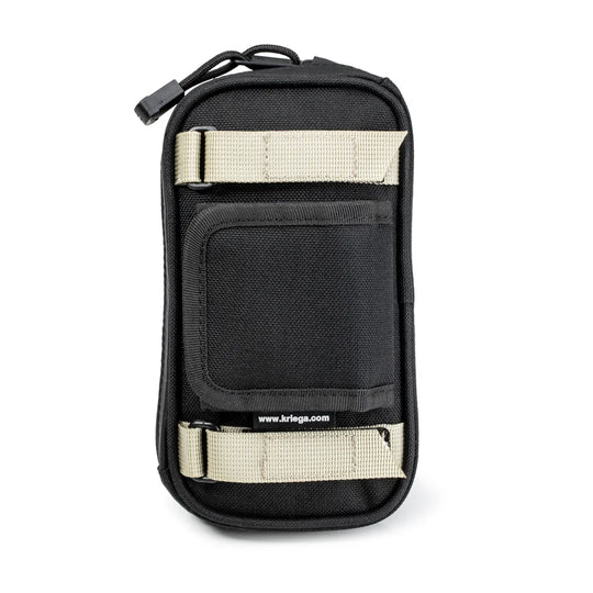 Kriega Harness Pocket XL rear view showing attachment straps – Machinehead Moto