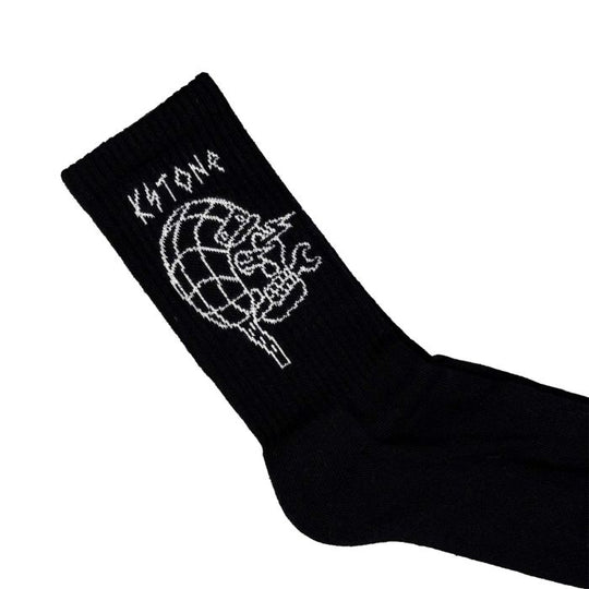 Outline Black Socks