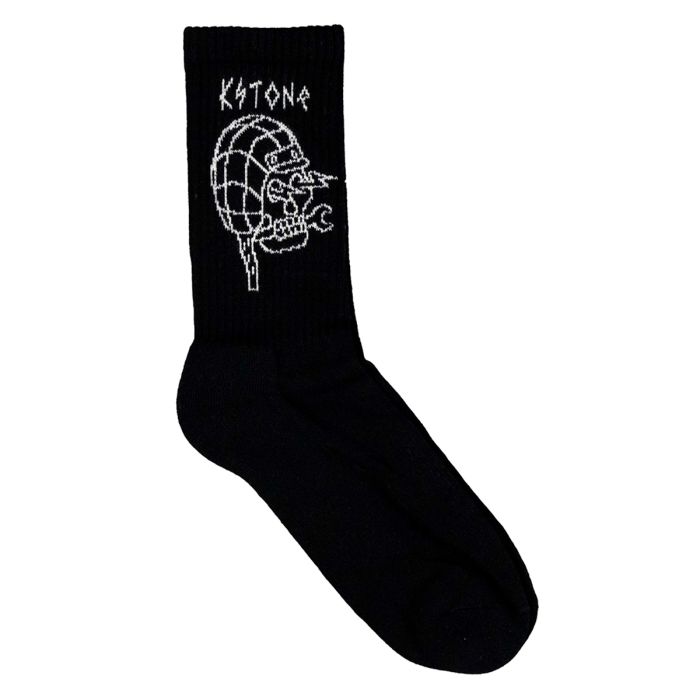 Outline Black Socks