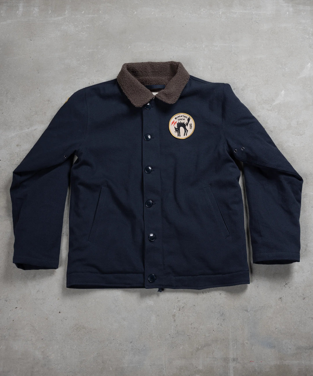 Maria Riding Black Tail Crew Deck Jacket