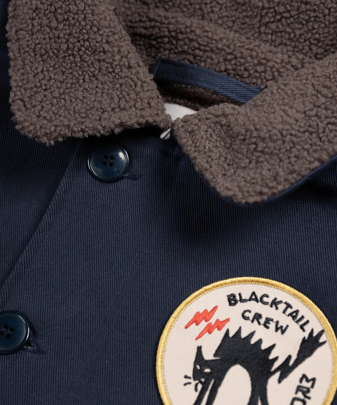 Maria Riding Black Tail Crew Deck Jacket
