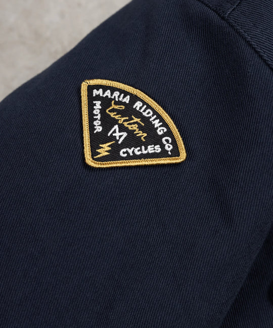 Maria Riding Black Tail Crew Deck Jacket